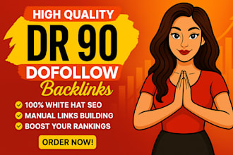 build high authority DR 90 SEO dofollow backlinks white hat link building
