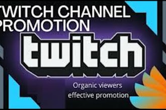 organic twitch promotion to gain twitch viewers twitch followers