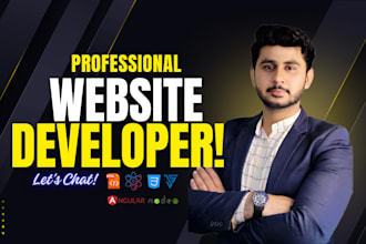 build or rebuild website development full stack developer and website design