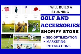 build a stunning golf sports shopify store golf accessories shopify store
