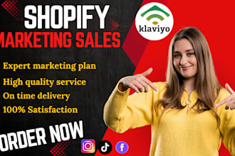 do dropshipping marketing, shopify promotion, klaviyo email marketing