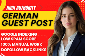 do high da SEO dofollow german guest post backlinks through german sites