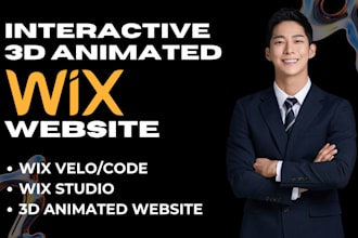 design wix website wix studio 3d animation wix studio website framer animation