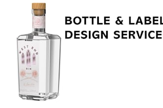 create bottle and label designs for any type of beverage