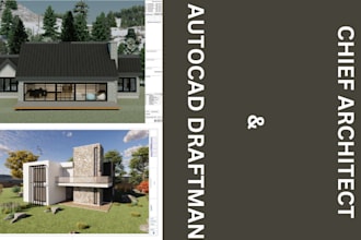 draft city permit architectural drawing in chief architect x16 autocad draftsman