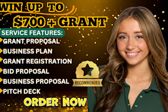 write grant proposals, research and apply for grants, business plans, rfps