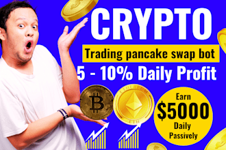 daily arbitrage bot, pancake swap, crypto trading bot, dex, solana trading bot