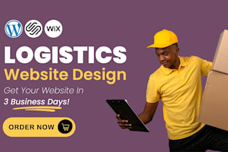build a logistics website, trucking website,  dispatch, cargo website