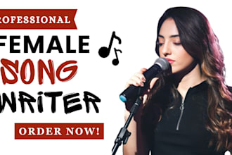 make a songs in edm, rap, house, trap, techno, dubstep, trance songwriter