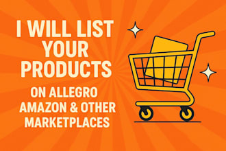 list and manage products on allegro, amazon, shopify