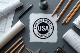 review stamp as licensed civil and structural engineer in ohio and california