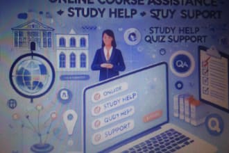 assist in navigating and completing online learning modules