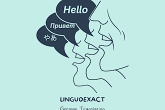 translate any text from any language into fluent, natural german