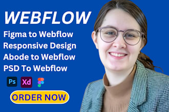 develop webflow website design or redesign webflow website figma to webflow