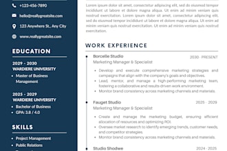 standout resume writer  optimized for applicant tracking systems