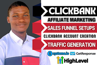 create clickbank account for clickbank affiliate marketing with link promotion