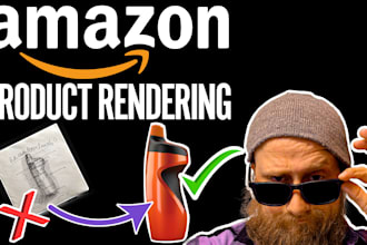 create product renderings for your amazon store