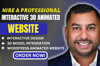 do 3d animation website 3d wordpress animation animated website wordpress