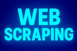do web scarping and extract data from websites using python scripts