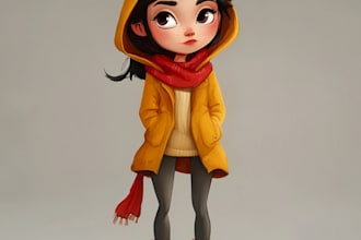 make professional characters for 2d games in unity