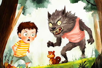 children story book illustration children story book illustration