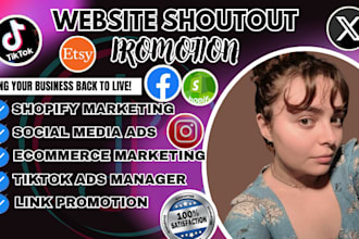 shoutout promote website links to 95m USA, UK, twitter, ig, fb, tiktok audience