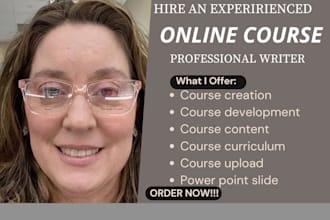 create online course content, course creation, course curriculum, on thinkific