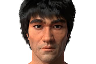 model 3d realistic character model  3d metahuman 3d game animation 3d sculpt