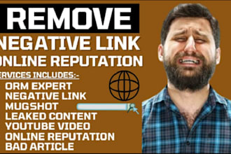 do online reputation takedown cases, mugshots, remove negative link permanently