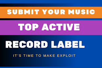 submit your music to record label manager just as to get you signed