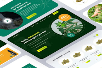 design a cannabis shopify store cbd vapestore hemp tobacco shopify store website