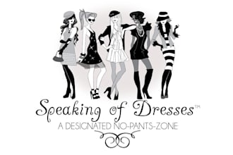 create next speaking dresses logo