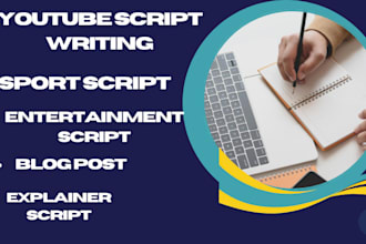 write an interesting and cathy youtube script writing with explainer video