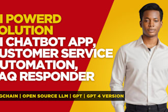 build ai chatbot app, customer service automation, faq responder