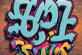 design wall art, decal, mural, graffiti for your business