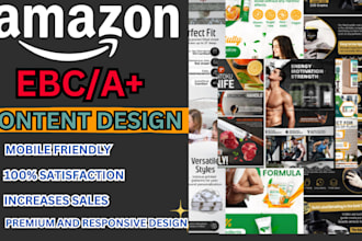 design amazon aplus content, premium aplus content, ebc,enhanced brand content