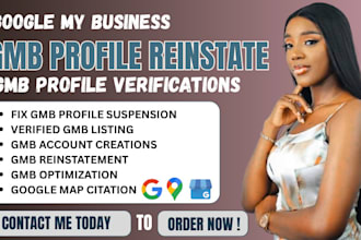 reinstate and fix suspended google my business listing gmb profile verification