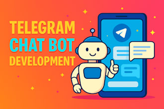 develop telegram bots and API integration