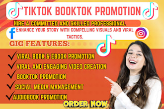 promote booktok viral rank book on tiktok booktok marketing influencer video