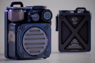 do 3d game assets, baking and texturing