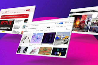 make a web frontend with three js and animations