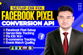 setup or fix facebook conversion API meta pixel for clickfunnels, wordpress, GTM