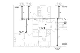 design hvac, electrical, plumbing mep drawing and commercial permit plans