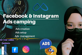 be agency facebook  and instagram ads camping manager for your business
