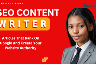 write seo content writer blog post article writer website copywriting