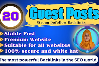 submit 20 guest posts to boost your SEO