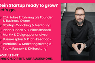coach your startup, challenge your idea and support your business growth
