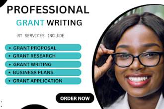 do grant research, grant writing, proposai, business plan and grant application