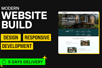 design high converting landing page, build custom website