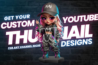 design youtube thumbnail fiverr gig image twitter header video book trailer